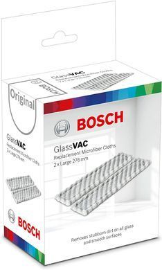 Мікрофібра для мийкі вікон Bosch GlassVAC, 28см, 2шт (F.016.800.551) [15797]