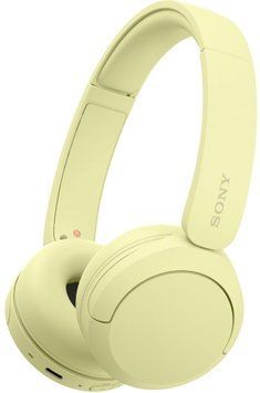 Навушники On-ear Sony WH-CH520 BT 5.2, SBC, AAC, Wireless, Mic, Жовтий (WHCH520Y.CE7) [107514]