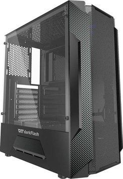 Корпус для комп'ютера DARK FLASH ATX без блока живлення, чорний (LEO) [503288]