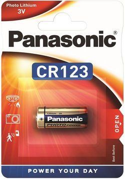 Батарейка Panasonic літієва CR123 блістер, 1 шт. (CR-123AL/1BP) [113388]