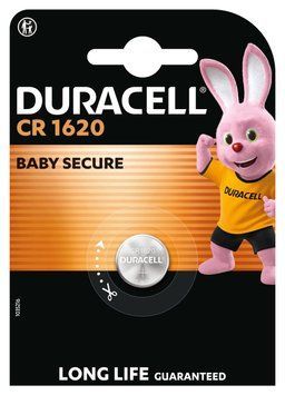 Спеціальна літієва батарейка типу «таблетка» Duracell 1620 3V, (CR1620), 1 шт. в упаковці (5011069) [203733]
