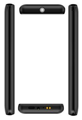 Мобільний телефон 2E E350 3.5" 2SIM, 3000мА&bull;год, чорний (694743656879) [114060]