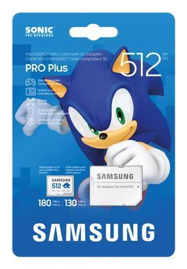 Карта пам&rsquo;яті MICRO SDXC PRO+ 512GB W/A SAMSUNG (MB-MD512SA/LC1) [503097]