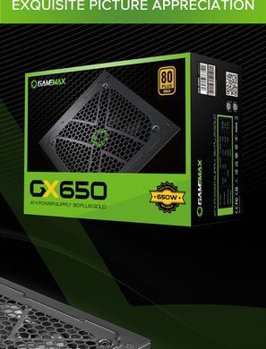 Блок живлення GAMEMAX (GX-650 Modular) [303175]