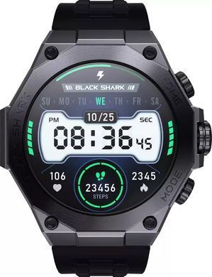 Смарт-годинник (Black Shark S1 Pro Black) [616802]