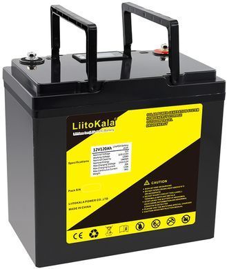 Акумуляторна батарея LiitoKala LiFePO4 12V120Ah, LCD (12V120Ah LiFePO4 LCD) [404117]