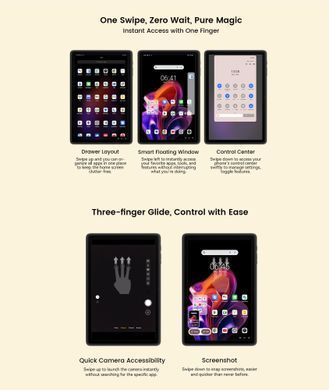 Планшет PAD9 10" 128GB OSCAL (PAD9 GREY) [503188]