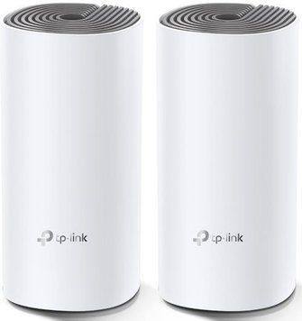 Система WiFi-Mesh TP-LINK Deco E4 AC1200, 2xFE LAN/WAN, 2мод (DECO-E4-2-PACK) [104467]