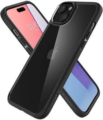 Чохол Spigen для iPhone 15, Ultra Hybrid, Matte Black (ACS06799) [108192]