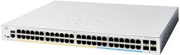 Комутатор Cisco Catalyst 1300 48-port GE, Full PoE, 4x10G SFP+ (C1300-48FP-4X) [15237]