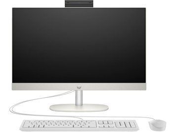 Комп'ютер персональний моноблок HP 240-G10 23.8" FHD IPS AG, Intel i3-N300, 16GB, F512GB, UMA, WiFi, кл+м, 3р, DOS, білий (A1JS6ES) [111761]