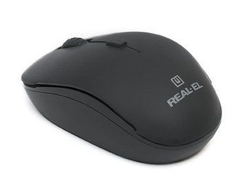 Миша бездротова REAL-EL RM-301 Wireless Black (EL123200022) [606344]