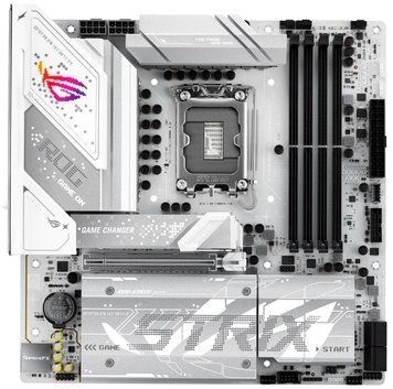 Материнcька плата ASUS ROG STRIX B860-G GAMING WIFI s1851 B860 4xDDR5 M.2 DP HDMI USB Type-C Wi-Fi BT mATX білий (90MB1JF0-M0EAY0) [109179]