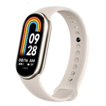 Силіконовий ремінець BeCover для Xiaomi Mi Smart Band 8 Beige (709377) [615387]