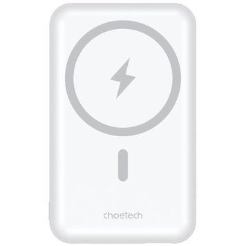 УМБ Choetech Magnetic Wireless 10000mAh 20W PD,QC3.0 USB-A+USB-C White (B663-ACWH) [402242]