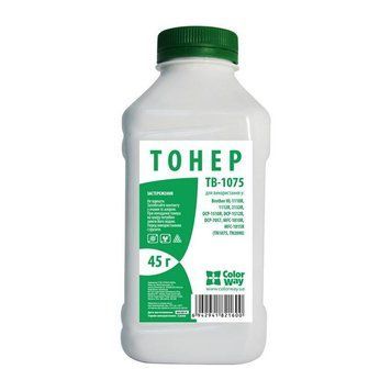 Тонер ColorWay BROTHER HL-1112/2132, DCP-1521/7057, 45 г (TB-1075) [617288]