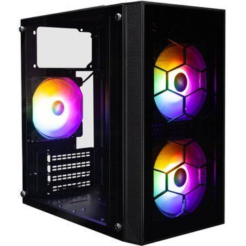 Корпус 1stPlayer Black 600W (X1-BK-3F1-PS-600FK-EU) [618770]