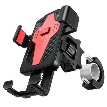 Велотримач для телефона HOCO CA73 Flying one-touch bicycle and motorcycle universal holder Black＆Red (6931474731753) [806607]