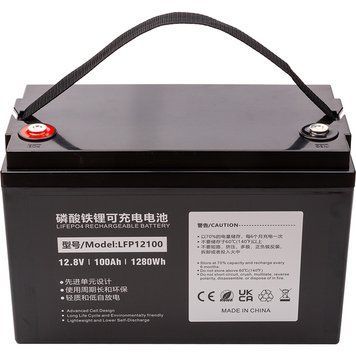 Акумулятор PowerPlant LiFePO4 12.8V 100Ah (LFP12100) (NV822430) [1100018]