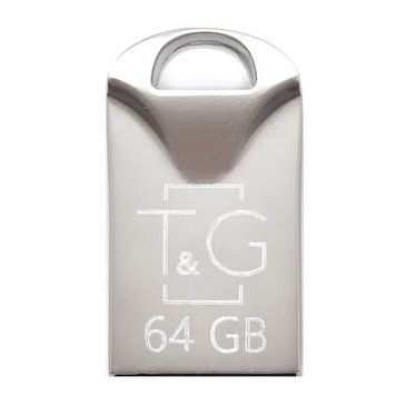 Флеш-накопичувач USB 64GB T&G 106 Metal Series Silver (TG106-64G) [607170]