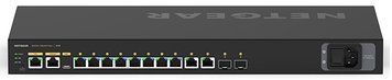 Комутатор NETGEAR M4250-10G2XF-PoE+ (GSM4212PX) 8x1GE PoE+(240Вт), 2x1GE, 2xSFP, AV Line керований L2 (GSM4212PX-100EUS) [15180]