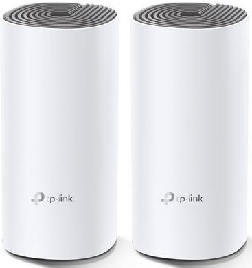 Система WiFi-Mesh TP-LINK Deco E4 AC1200, 2xFE LAN/WAN, 2мод (DECO-E4-2-PACK) [104467]