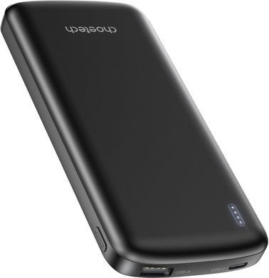 УМБ Choetech 10000mAh 12W USB-A,USB-C чорна (B850-ACBK) [405475]