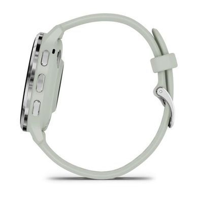 Смарт-годинник Garmin Venu 3s Silver Stainless Steel Bezel with Sage Gray Case and Silicone Band (010-02785-51) [604510]