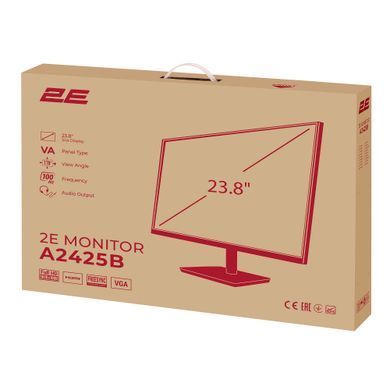 Монітор 2E 23.8" A2425B D-Sub, HDMI, VA, 100Hz, FreeSync (2E-A2425B-01.EU) [113744]