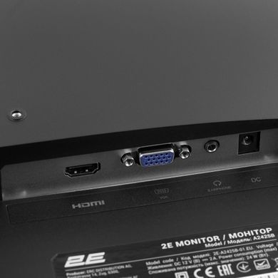 Монітор 2E 23.8" A2425B D-Sub, HDMI, VA, 100Hz, FreeSync (2E-A2425B-01.EU) [113744]