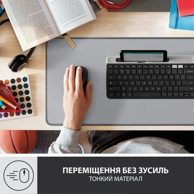 Килимок для мишi Logitech Desk Mat Studio Series Mid Grey (956-000052) [201956]