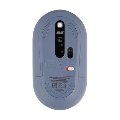 Миша 2E MF300 FLORA:MALLOW Silent WL BT, синій (2E-MF300WFLORABL) [104089]