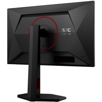 Монітор TFT 23.8" AOC, Fast IPS, 260Гц, 2xHDMI, DP, HAS, Pivot, чорно-червоний (24G4ZR) [405411]