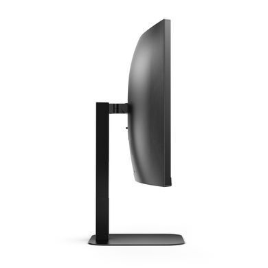 Монітор TFT 34" AOC, WQHD, VA, 100Гц, 1 мс, вигнутий, HDMI, DP, USB-C, USB-hub, колонки, чорний (CU34V5C/BK) [402042]