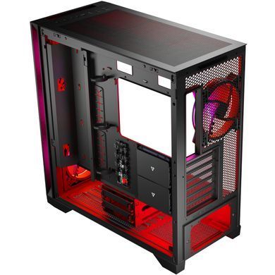 Корпус Modecom VOLCANO EXPANSE S ARGB 4x140mm fans MIDI USB 3.0x2+TYPE-C BLACK без БЖ ATX (AT-EXPANSE-SG-10-000000) [402983]