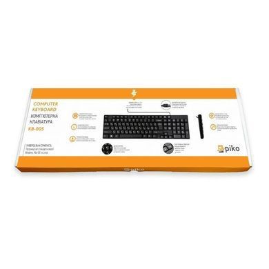 Клавіатура Piko KB-005 Ukr Black (1283126472459) [605905]