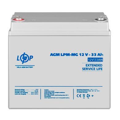 Акумулятор мультигелевий LPM-MG 12V - 33 Ah (LP6558) [900124]