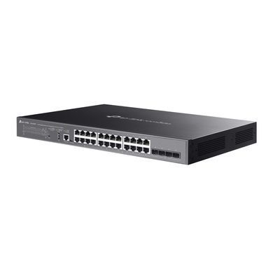 Комутатор TP-LINK 24xGE (24xPoE), 4xSFP+, 500Вт, Керований L3 (SG5428XMPP) [110357]