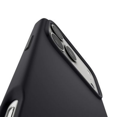Чохол Spigen для iPhone 17 Pro Max, Silicone Fit MagFit, Black (ACS10270) [112381]