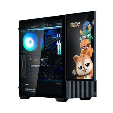 Корпус Zalman Z10 DS, без БЖ, 2xUSB3.0, 1хUSB Type-C, 2х120мм, 1x120мм ARGB, TG Side Panel, ATX, Monitor, чорний (Z10DSBLACK) [109565]
