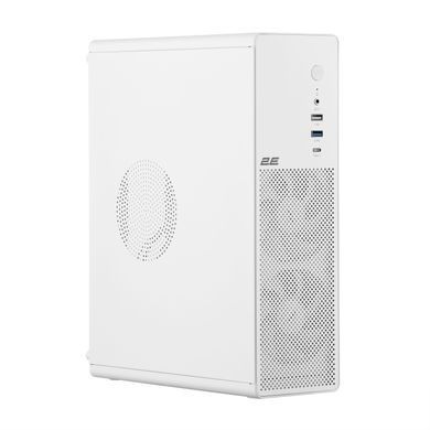 Корпус 2E Credo Slim V90W-400 з БЖ 2E TFX400, 1xUSB3.0, 1х USB 2.0, 1xUSB Type-C, 2x90мм, VGA 220мм, mATX, білий (2E-V90W-400) [111684]