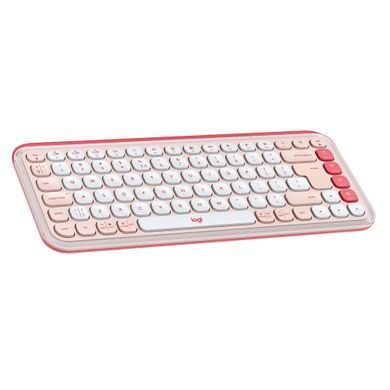 Клавiатура бездротова Logitech Pop Icon Keys Rose (920-013073) [606039]