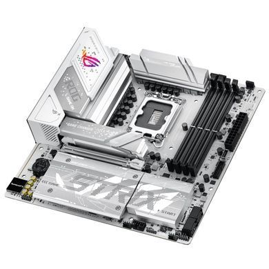 Материнcька плата ASUS ROG STRIX B860-G GAMING WIFI s1851 B860 4xDDR5 M.2 DP HDMI USB Type-C Wi-Fi BT mATX білий (90MB1JF0-M0EAY0) [109179]