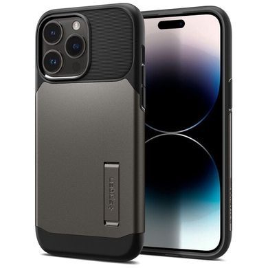 Чохол-накладка Spigen Slim Armor with MagFit для Apple iPhone 14 Pro Max Gunmetal (ACS04646) [602871]