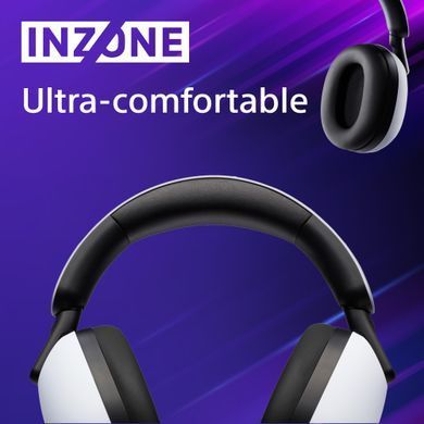 Гарнітура ігрова Over-ear Sony INZONE H9 BT 5.0, ANC, SBC, AAC, Wireless, Mic, Білий (WHG900NW.CE7) [107299]