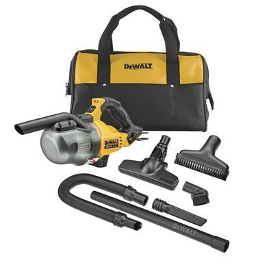 Пилосос акумуляторний DeWalt 18B XR Li-lon D318мм контейнер 0.л 217л/с 1.5кг без АКБ та ЗП (DCV501LN) [111005]