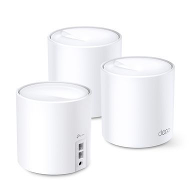 Система WiFi-Mesh TP-LINK Deco X20 AX1800, 1xGE LAN, 1xGE WAN, 3мод (DECO-X20-3-PACK) [104520]