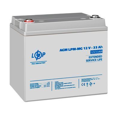 Акумулятор мультигелевий LPM-MG 12V - 33 Ah (LP6558) [900124]