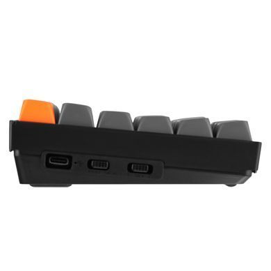 Клавіатура механічна Keychron K2 Max 84Key, K Super Red, WL/BT/USB-A, Hot-Swap, QMK, EN/UKR, RGB, чорний (K2M-J1-UA) [103690]