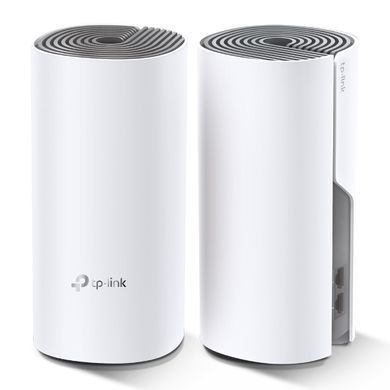 Система WiFi-Mesh TP-LINK Deco E4 AC1200, 2xFE LAN/WAN, 2мод (DECO-E4-2-PACK) [104467]